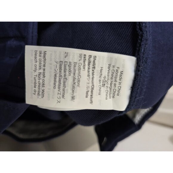 J.CREW Navy Blue Professional Wide-Leg Women's Pants Pockets Size 14/T - Picture 9 of 9